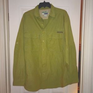 Buzz Off long sleeve shirt L green